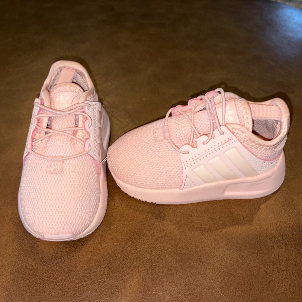 Adidas Kids Light Pink Sneakers